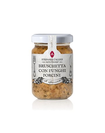 Steinpilz Bruschetta Glutenfrei/Vegan/Halal 130g von Stefania Calugi - Romano i Julietta