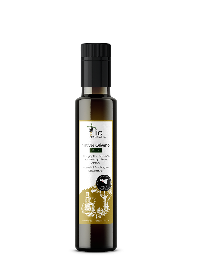250 ml Olio Francavilla natives Olivenöl extra aus Sizilien