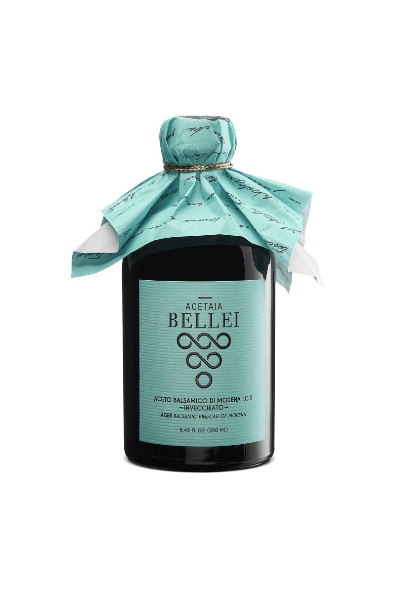 Acetaia Bellei Balsamico Precious Gift Blue Dichte 1,33 250ml - Romano i Julietta