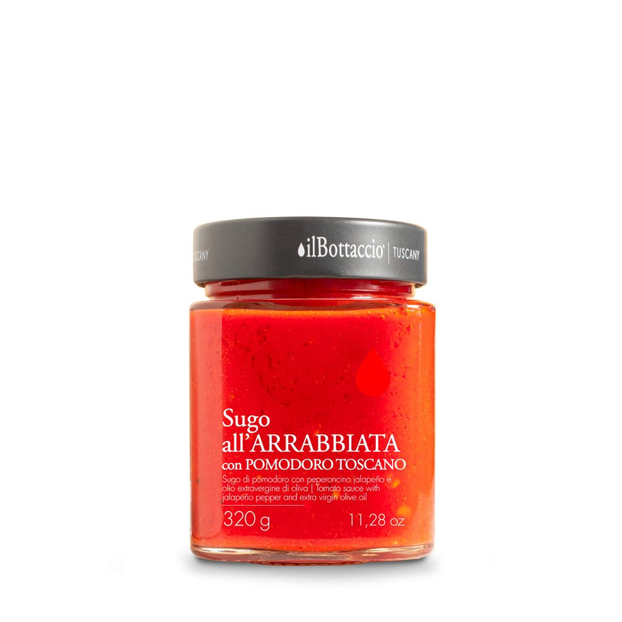 Arrabbiata - Sauce, Tomaren - Sauce mit extra nativem Olivenöl | 320 g - Romano i Julietta