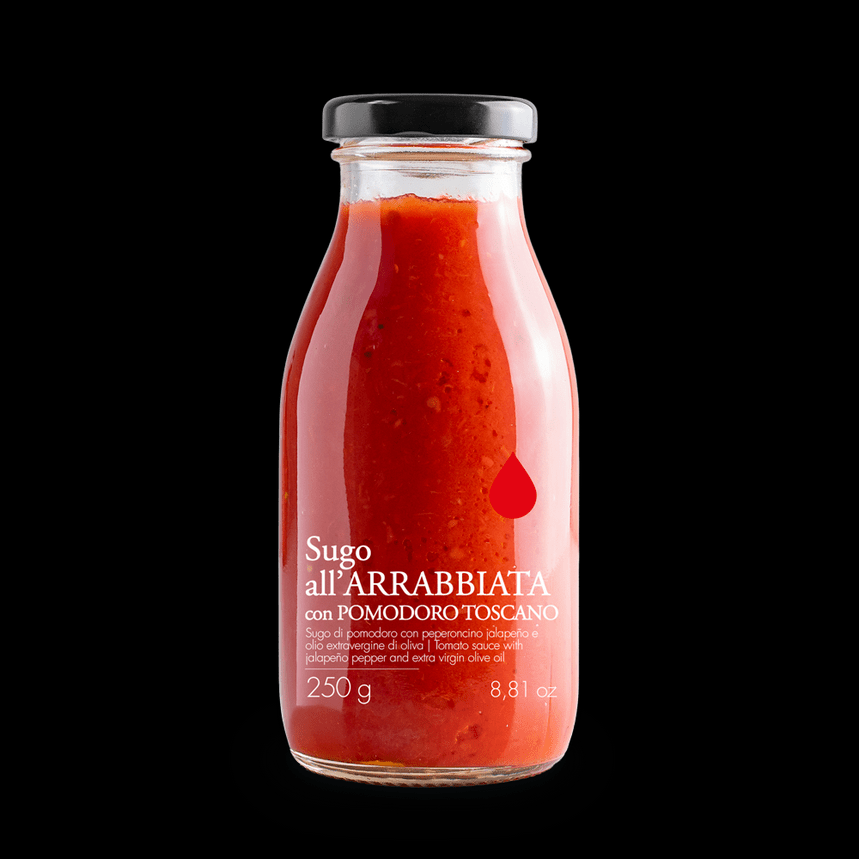 ARRABBIATA - Tomatensauce mit nativem Olivenöl extra | 250 gr - Romano i Julietta