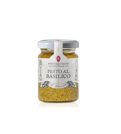 Basilikum Pesto 130g Glutenfrei & Halal von Stefania Calugi - Romano i Julietta
