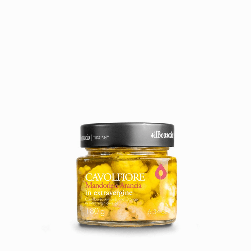 Blumenkohl mit Mandeln und Orange in nativem Olivenöl extra | 180 gr - Romano i Julietta