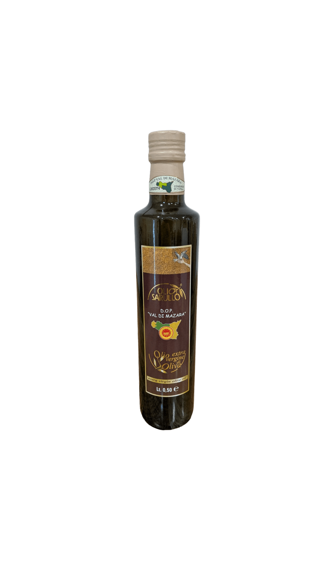 D.O.P. “Val di Mazara” Olio Sarullo 500 ml - Romano i Julietta