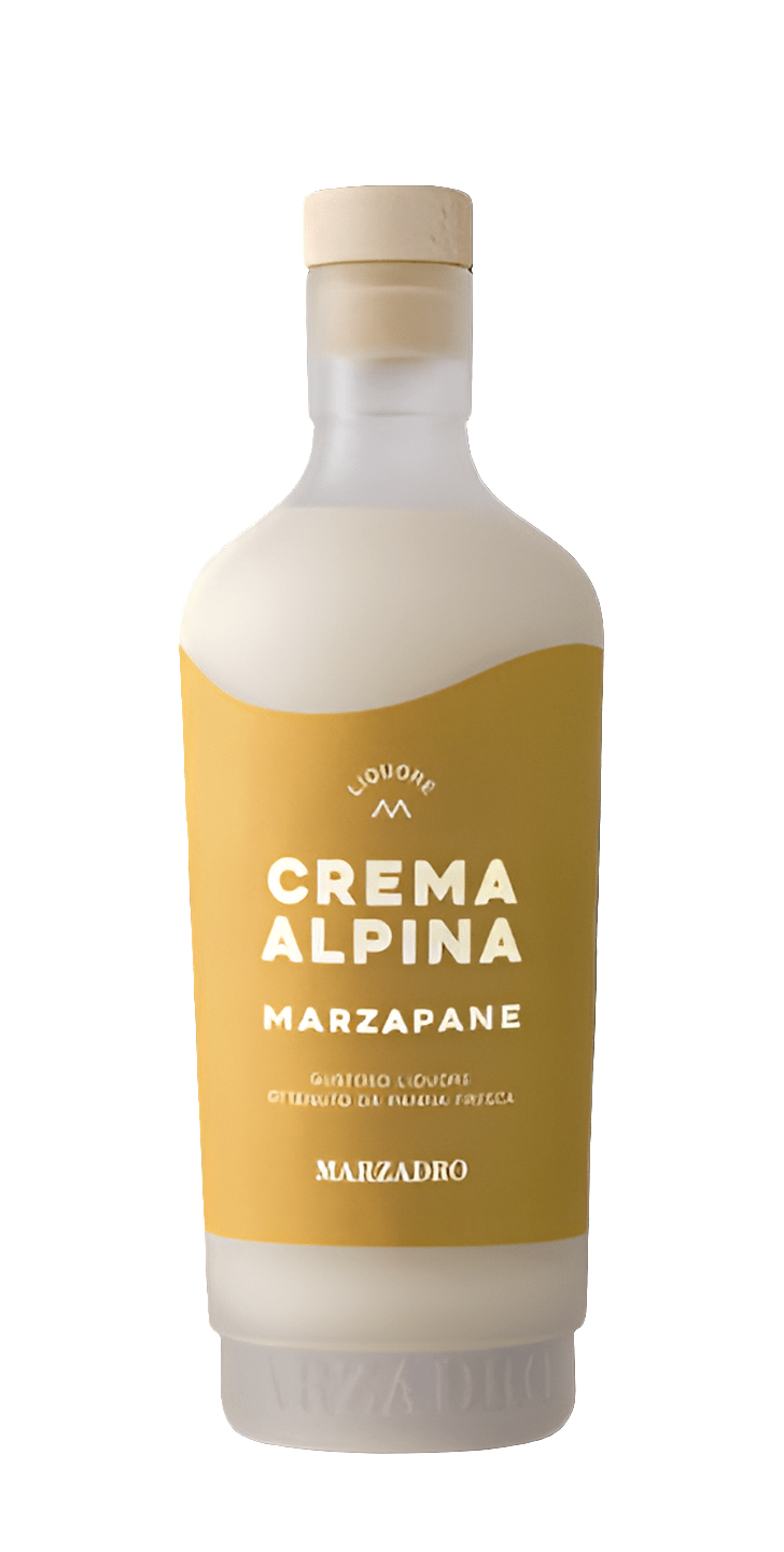 Marzadro Crema Alpina Marzapane 0,7 L Marzipanlikör - Romano i Julietta