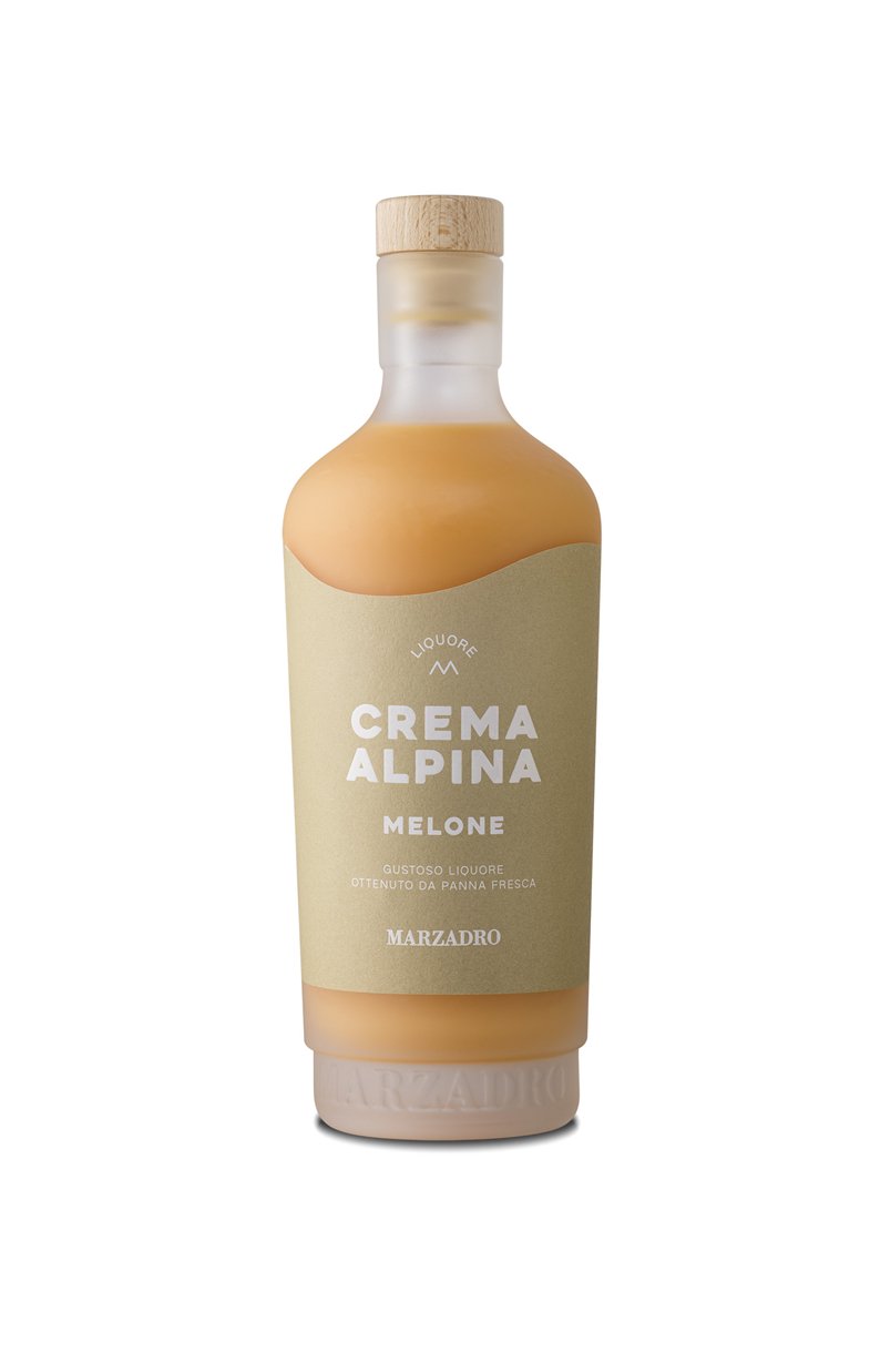 Marzadro Crema Alpina Melone 0,7L Melonenlikör - Romano i Julietta