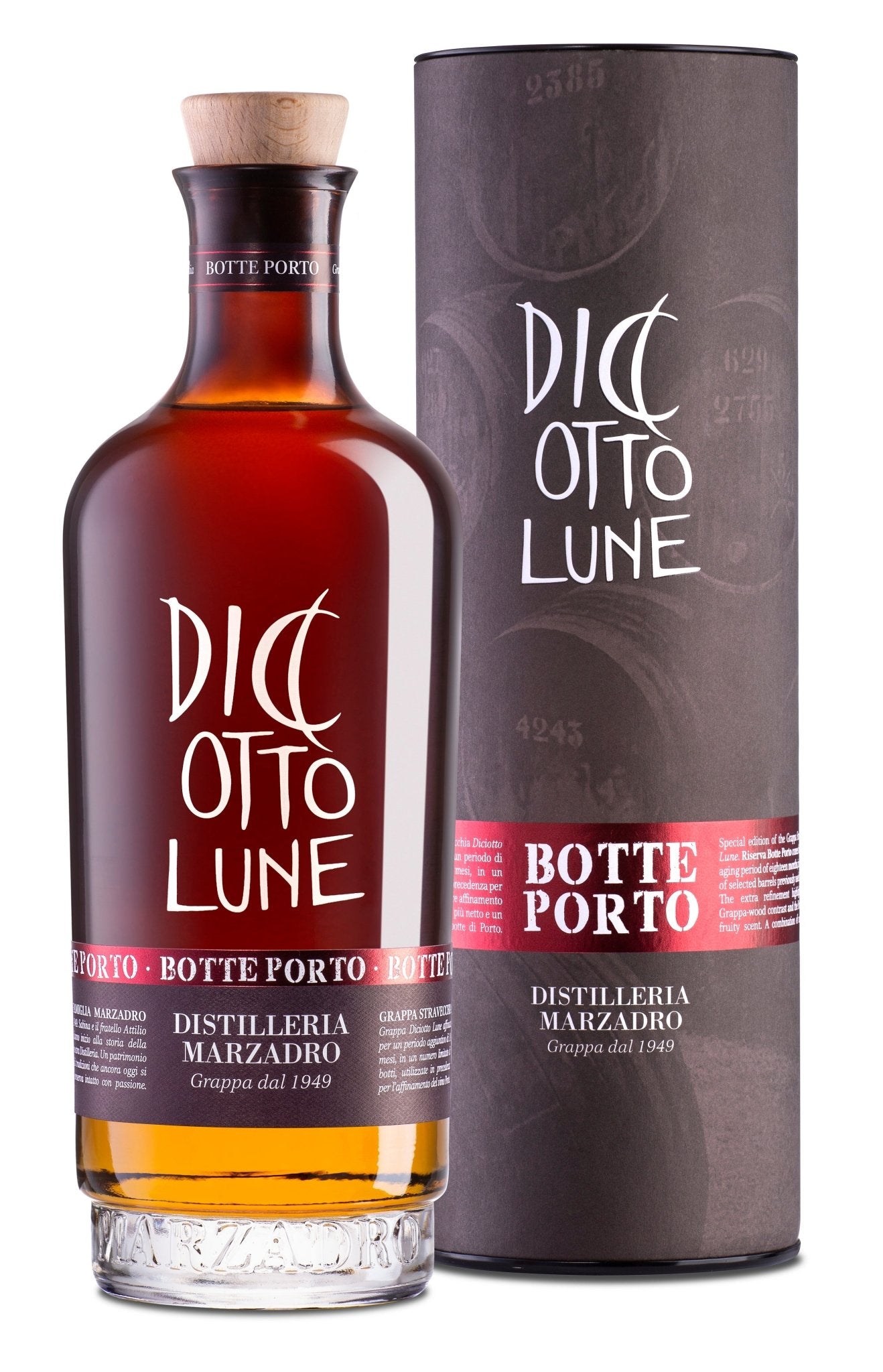 Marzadro Diciotto Lune Riserva Botte Porto 0,5L - Romano i Julietta