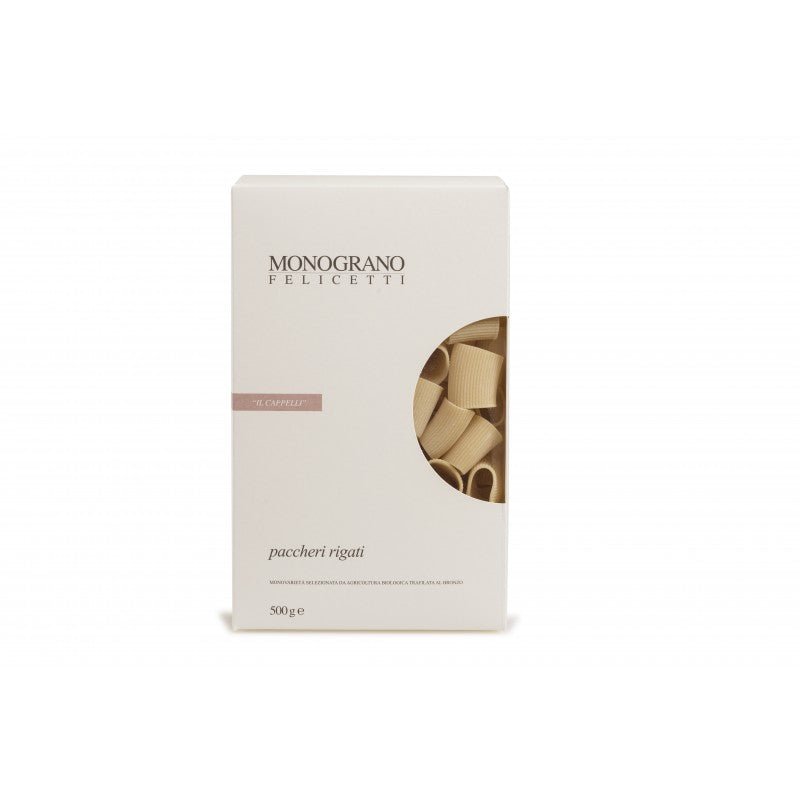 Monograno Felicetti IL Cappelli Paccheri rigati 500g - Romano i Julietta