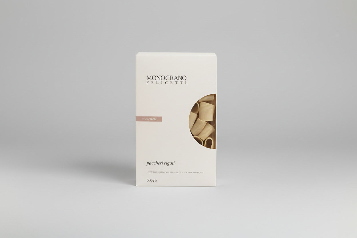 Monograno Felicetti IL Cappelli Paccheri rigati 500g - Romano i Julietta