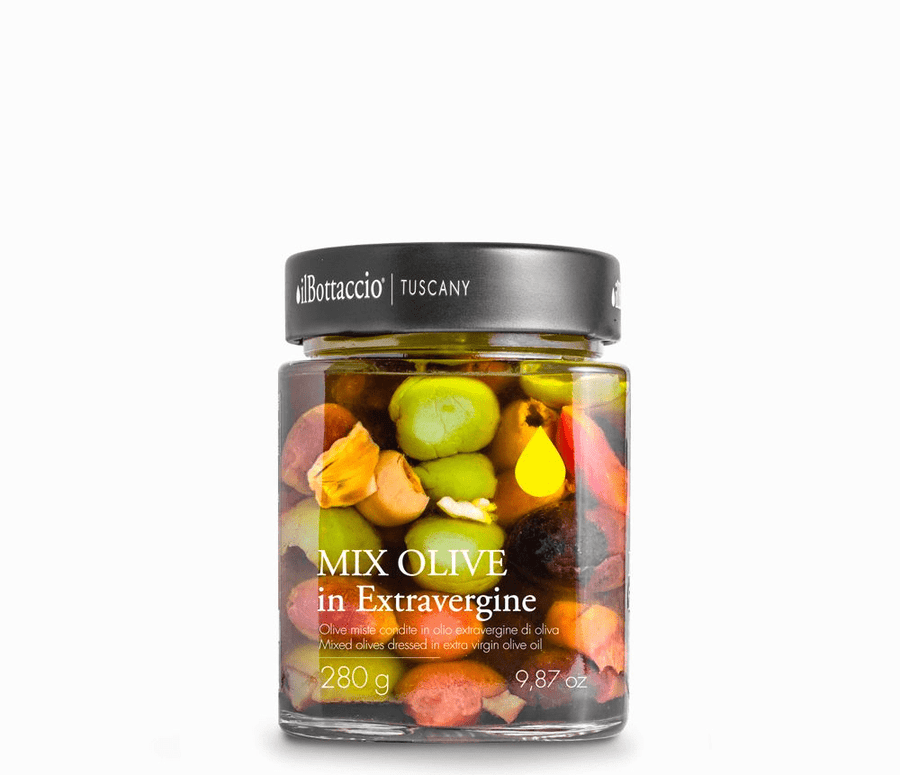 OLIVEN MIX in nativem Olivenöl extra 280 gr - Romano i Julietta