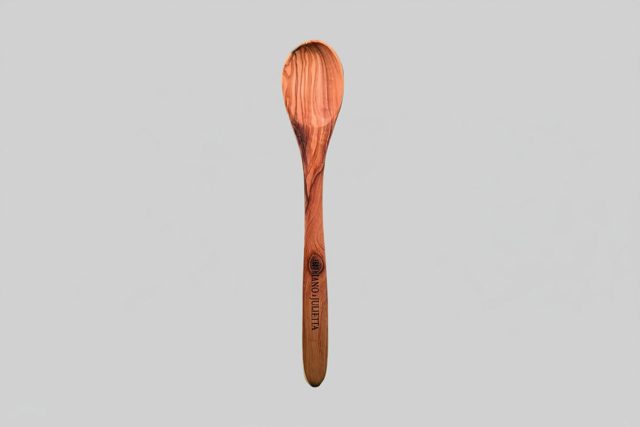 Ovaler Kochlöffel aus Olivenholz 30cm - Romano i Julietta