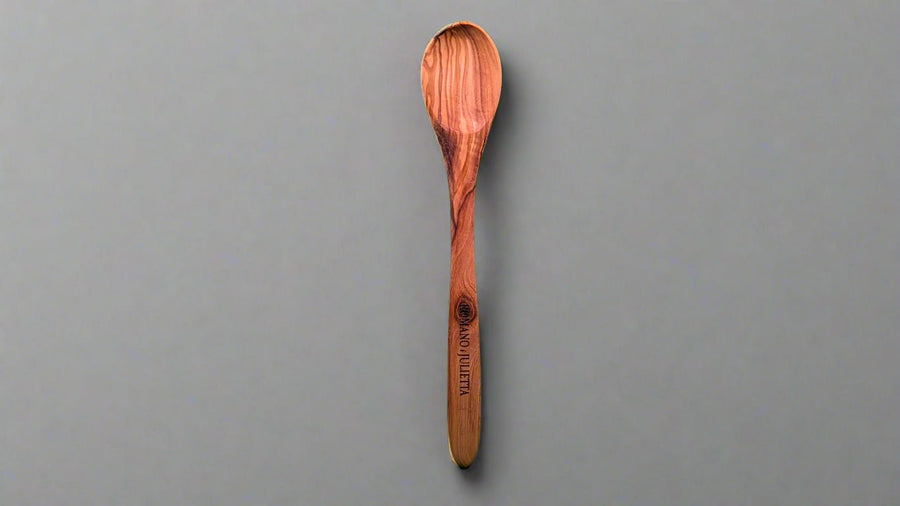 Ovaler Kochlöffel aus Olivenholz 30cm - Romano i Julietta
