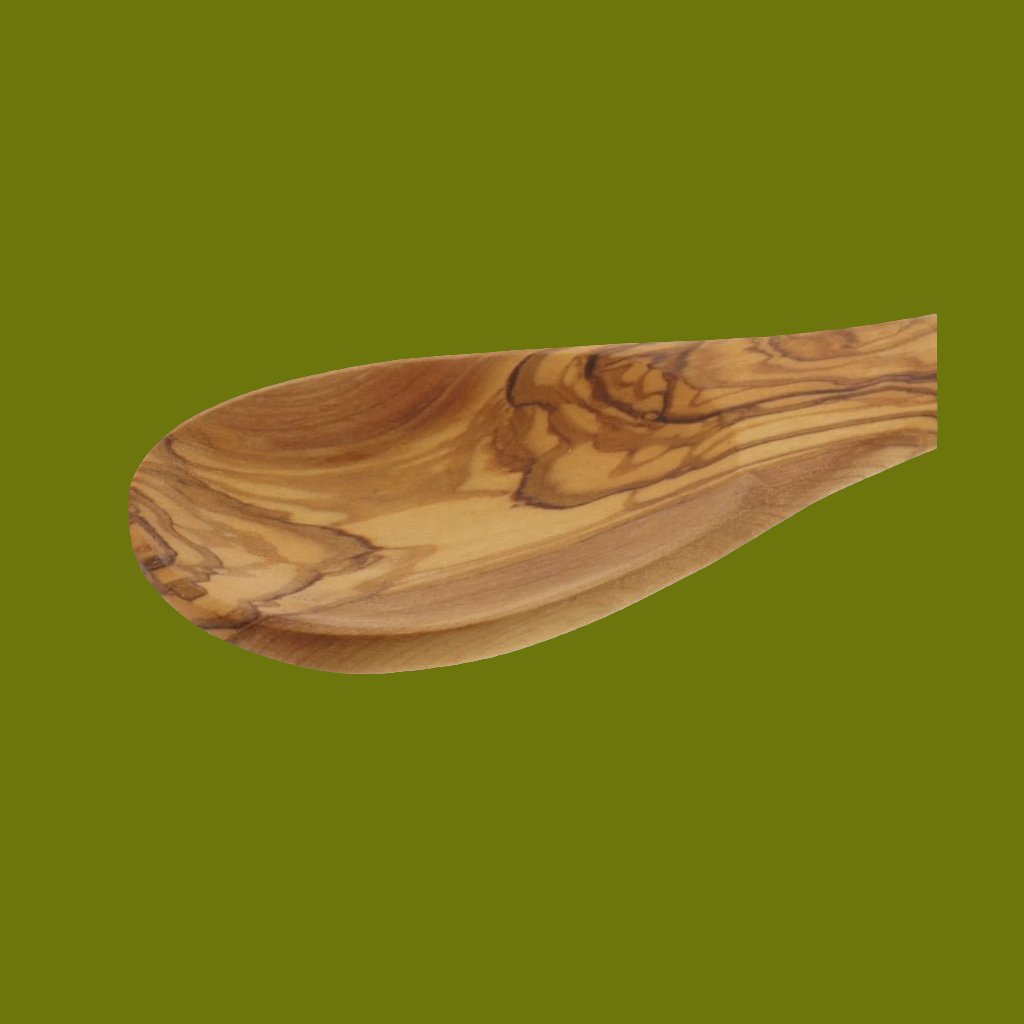 Ovaler Kochlöffel aus Olivenholz 30cm - Romano i Julietta