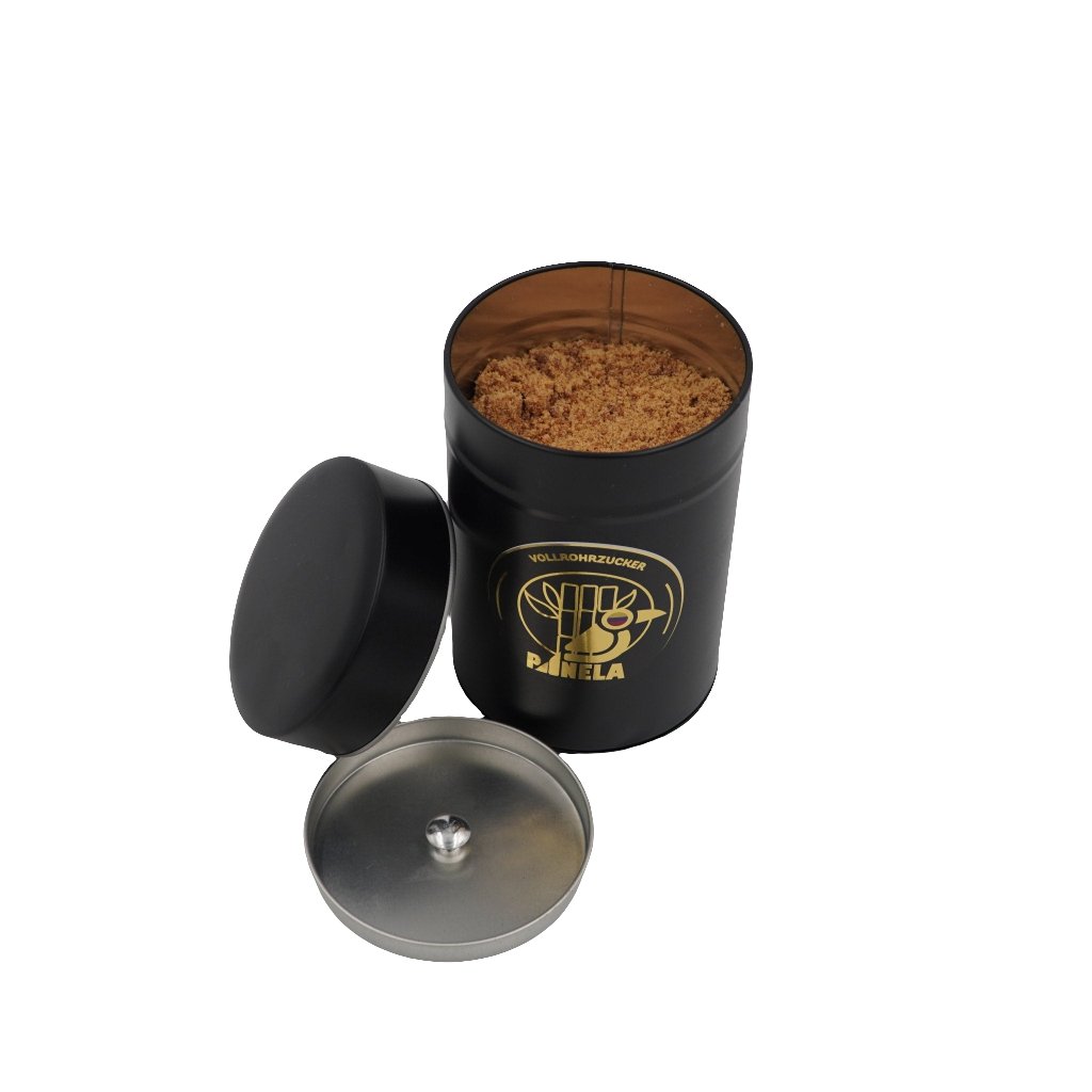 Panela - Kolumbianischer Vollrohrzucker 300 g mit Zuckerdose - Romano i Julietta