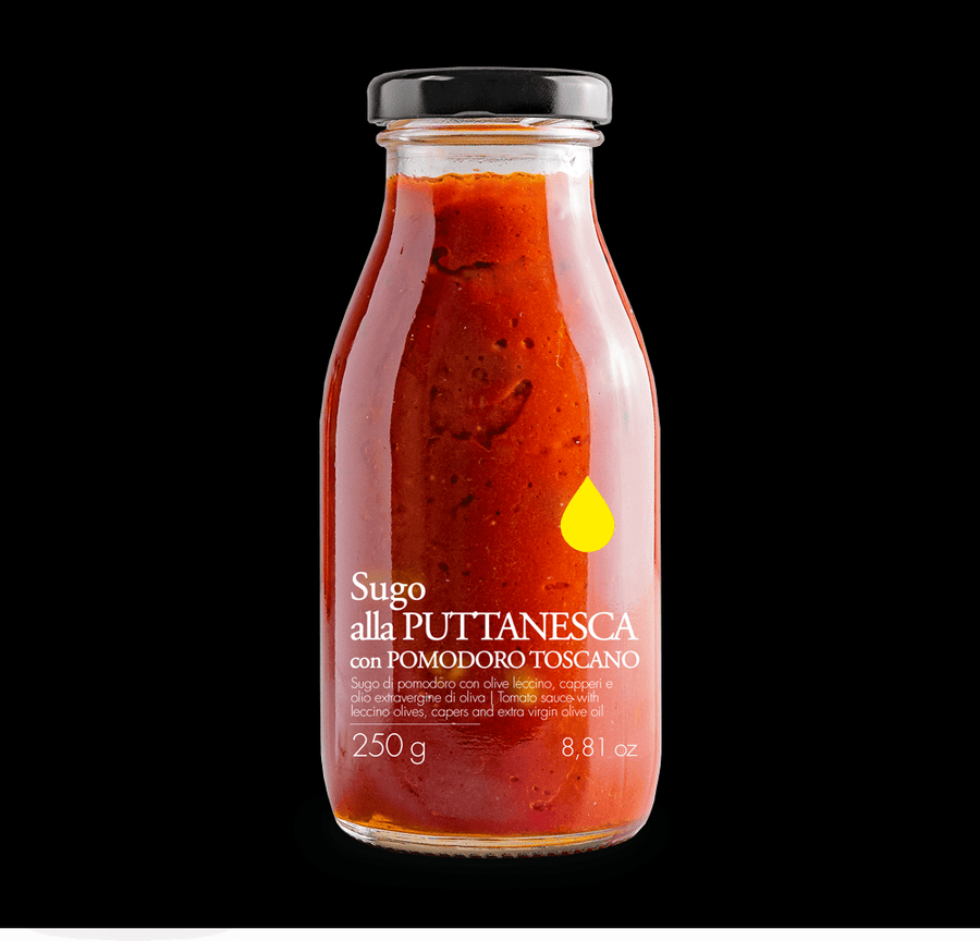 PUTTANESCA - Sauce mit nativem Olivenöl extra | 250 gr - Romano i Julietta
