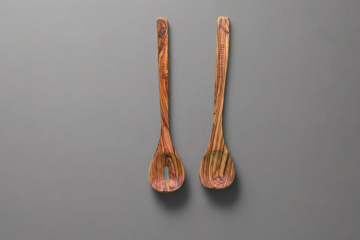 Salatbesteck Olivenholz 31 cm - Romano i Julietta