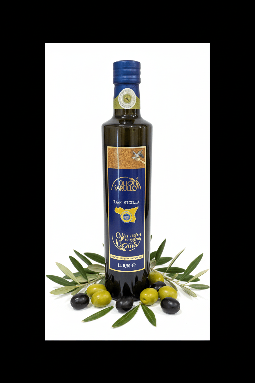 Sarullo Natives Olivenöl Extra IGP „Sicilia“ 500ml - Romano i Julietta