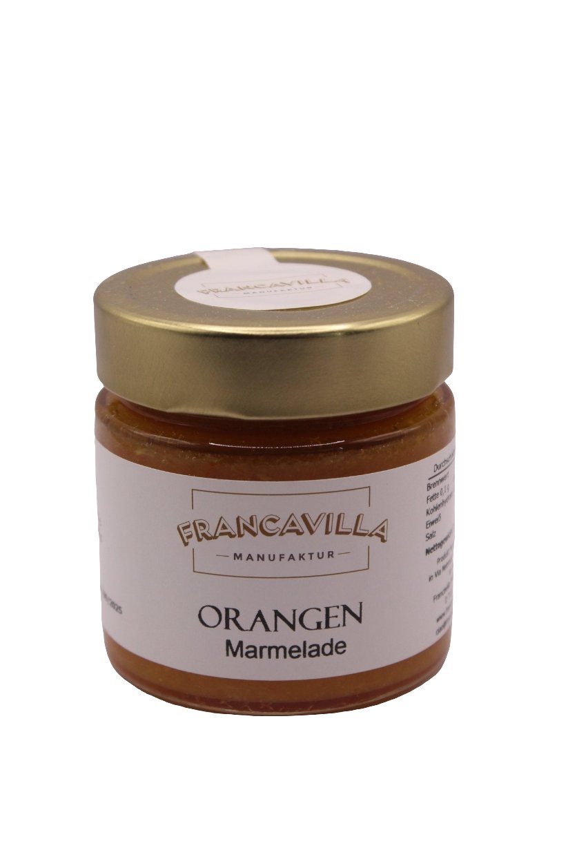Sizilianische Orangen Marmelade 250g - Romano i Julietta