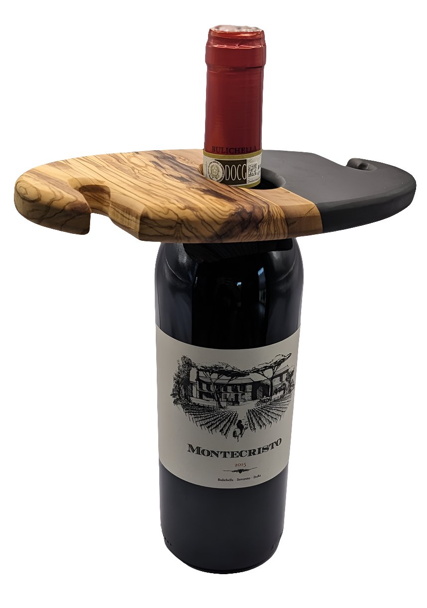 Weinbutler Olivenholz/Epoxidharz - Romano i Julietta