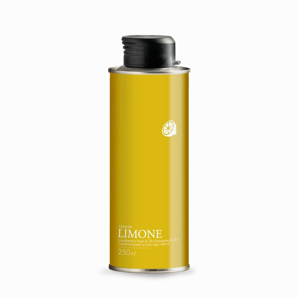 "Zitronen Infusion" - Natives Olivenöl extra mit ZITRONE 250 ml BIO - Romano i Julietta